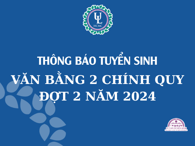 Tuyển sinh trình độ đại học hình thức đào tạo chính quy (Đợt 2, năm 2024),  dành cho người đã tốt nghiệp trình độ đại học hình thức đào tạo chính quy