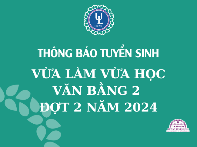 Tuyển sinh trình độ đại học hình thức đào tạo vừa làm vừa học (Đợt 2 năm 2024),  dành cho người đã tốt nghiệp trình độ đại học 